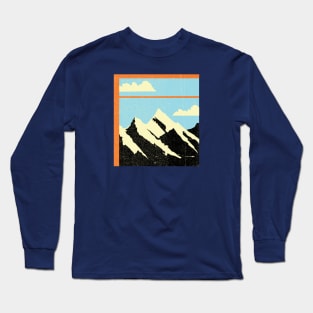 Design Week_mountain window Long Sleeve T-Shirt